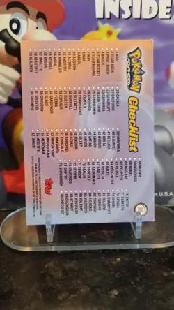 POKEMON Advanced Non-Holo Foil Checklist 2003 TOPPS Trading Card #90 - Image 2