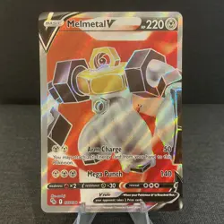 Melmetal V 075/078 Pokemon GO Full Art Ultra Rare Holo Pokemon Card - Image 1