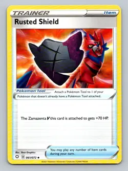 2021 Pokemon Card Shining Fates Rusted Shield 61/72 - Image 1