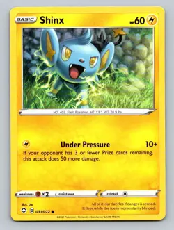 2021 Pokemon Card Shining Fates Shinx 31/72 - Image 1