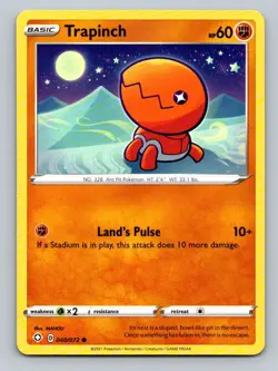 2021 Pokemon Card Shining Fates Trapinch 40/72 - Image 1