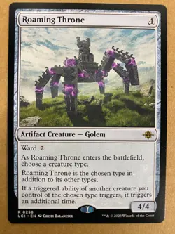 MTG 1x Roaming Throne # 258 Lost Caverns of Ixalan Magic the Gathering x1 NM - Image 1
