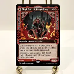 Birgi, God of Storytelling (Showcase) Kaldheim Variants Pack Fresh Mint MTG - Image 1