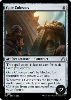 X 1 Gate Colossus NM-M Ravnica Remastered RVR 257 MTG Magic The Gathering - Image 1