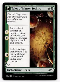 Tales of Master Seshiro - NM MTG NEO - Kamigawa: Neon Dynasty 210/302 - Image 1
