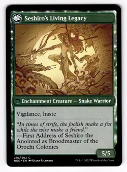 Tales of Master Seshiro - NM MTG NEO - Kamigawa: Neon Dynasty 210/302 - Image 2