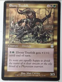 Ebony Treefolk - Apocalypse - Magic the Gathering MTG Nice! - Image 1