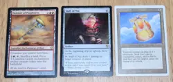 MTG 3x Rare Artifact HAMMER OF PURPHOROS, STAFF OF NIN, KORMUS BELL - Image 1