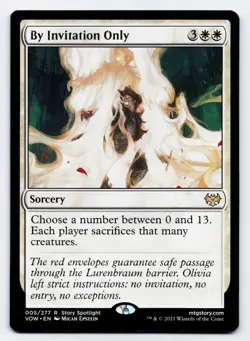 By Invitation Only [005/277] VOW Rare Non-Foil [MTG Card English] - Image 1