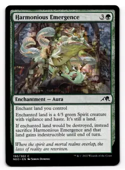 Harmonious Emergence - NM MTG NEO - Kamigawa: Neon Dynasty 190/302 - Image 1