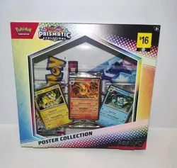 Pokemon Scarlet And Violet Prismatic Evolutions Poster Collection Sealed - Image 1