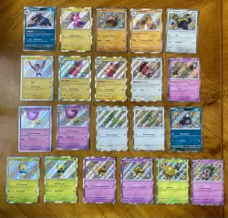 Lot Of 21 - Paldean Fates - Baby Holo Shiny /091 Pokemon TCG Scarlet & Violet NM - Image 1