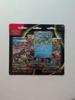 Pokemon TCG Mega Evolution 3 Pack Blister (Golduck) Factory Sealed - Image 2