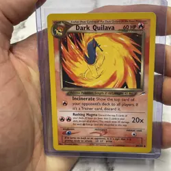 Pokemon Dark Quilava 39/105 Neo Destiny Regular Pokemon Uncommon NM Vintage Card - Image 1