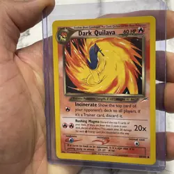 Pokemon Dark Quilava 39/105 Neo Destiny Regular Pokemon Uncommon NM Vintage Card - Image 2