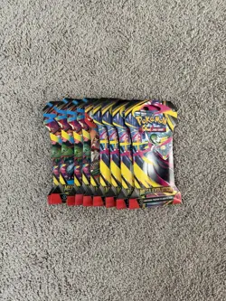 Lot Of 9 Pokemon Mega Evolution Sleeved Booster Pack Art Bundle Pokemon- NEW - Image 1
