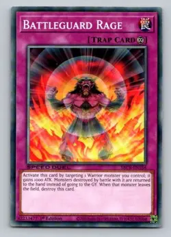 2020 Yugioh Trap Card Battleguard Rage SBCB-EN166 1st Edition Common - Image 1