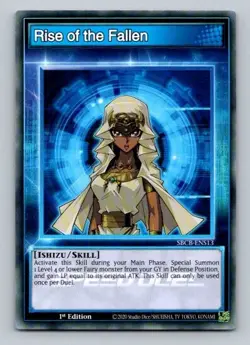2020 YuGiOh Skill Card Rise of the Fallen SBCB-ENS13 1st Edition Common - Image 1