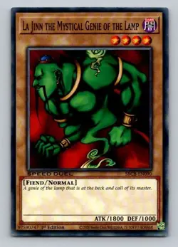 2020 Yugioh La Jinn the Mystical Genie of the Lamp SBCB-EN090 1st Edition Common - Image 1