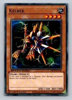 2020 Yugioh Kelbek SBCB-EN130 1st Edition Common - Image 1