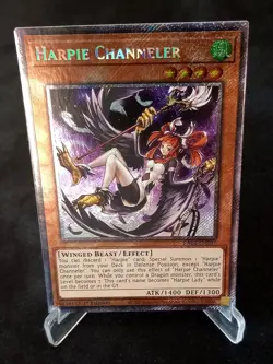 YuGiOh! Harpie Channeler RA04-EN207 Platinum Secret Rare - Near Mint/Mint - Image 1