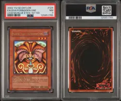 2002 Yugioh EXODIA THE FORBIDDEN ONE 1st Edition LOB-124 English PSA 7 NM! - Image 3