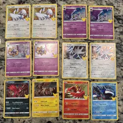 Pokemon/TCG/25th Anniversary Celebrations Collectible Tin 210-80988 + Cards Read - Image 3