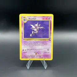 Haunter 21/62 Fossil Unlimited Pokemon Card Regular Rare - Image 1