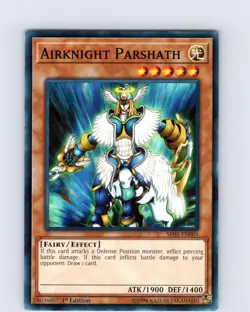 Yu-Gi-Oh TCG Airknight Parshath SR05-EN005 1st Edition Regular Common Card NM - Image 1