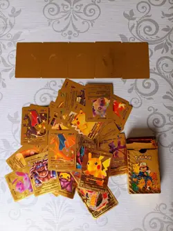 55+55+55 PCS Pokemon Card Foil GOLD+BLACK+RAINBOW PACK - Image 3