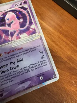 Pokemon TCG Holon Phantoms Mew EX 100/110 Holo Ultra Rare Card 2006 - Image 3
