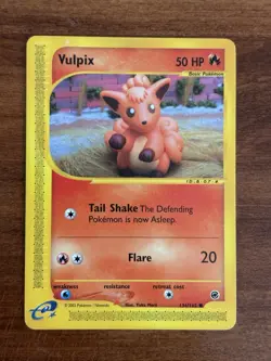 Pokemon Card - Vulpix Expedition 136/165 Common Non-Holo NM - Image 1