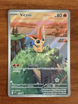 Victini 208 Pokemon Scarlet & Violet Promo Cards Illustration Rare - Image 1