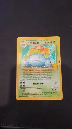 Pokemon TCG Venusaur Holo Rare Card 15/102 Celebrations 25th Anniversary - Image 1