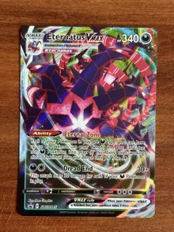 Eternatus Vmax SWSH045 NM Full Art Promo Rare Pokemon Card - Image 1