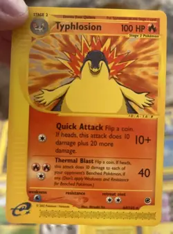 NM Typhlosion 64/165 Reg. Expedition Set Pokemon Card - Image 1