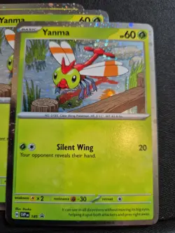 Pokemon TCG - Journey Together SVP 185 Yanma Black Star Promo Card - Image 1