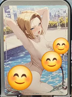 Android 18 Pond Of Squirting Card Anime Goddess Story Waifu SU SU-01 - Image 1