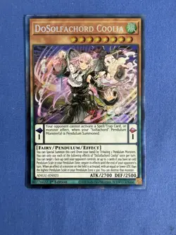 ANGU-EN021 DoSolfachord Coolia - Collectors Rare Card 1st Edition YuGiOh Mint #2 - Image 1