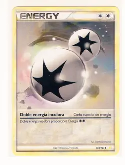 ~ESP~ SPANISH Double Colorless Energy 103/123 HGSS HeartGold Pokemon Card (LB1) - Image 1
