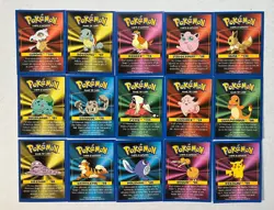 Lot of 15 Pokemon 1999 Kellogg’s Game Tip Playing Cards loose - Image 1