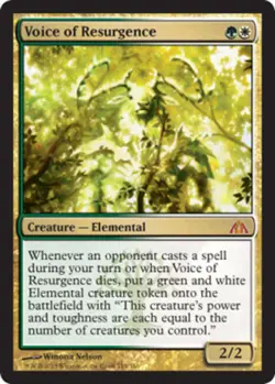 MTG - Voice of Resurgence - Dragon's Maze - NM, English Magic FLAT RATE SHIP - Image 1