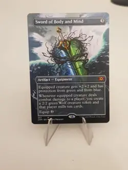 MTG - SWORD OF BODY AND MIND double masters BORDERLESS NM/M ENGLISH - Image 1