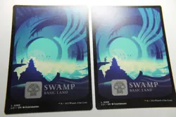 MTG Swamp (289) x2- Full Art-The Lost Caverns of Ixalan-Near Mint - Image 1