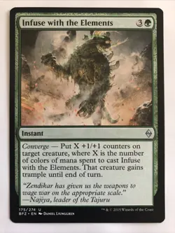 MTG Battle For Zendikar Infuse with the Elements 175/274 NM - Image 1