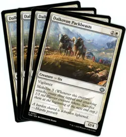 x4 Dalkovan Packbeasts - 0007 - Tarkir Dragonstorm - MTG - NM/M - Image 1