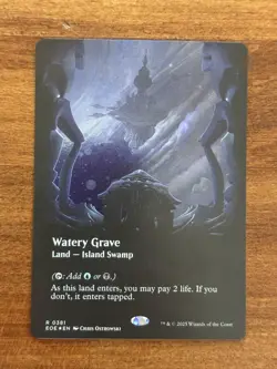 Watery Grave (Borderless) (Galaxy Foil) Edge of Eternities Foil - Image 2