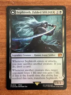 Sephiroth, Fabled SOLDIER - MTG Final Fantasy (FOIL) - Image 1