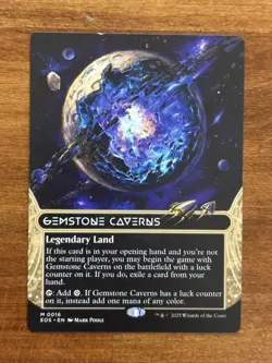 Gemstone Caverns (0016) (Borderless) Edge of Eternities: Stellar Sights Regular - Image 1
