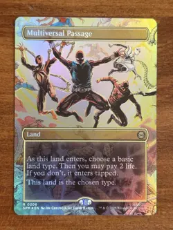 Multiversal Passage Borderless Foil - SPM 0206 - NM - MTG Magic - Image 1